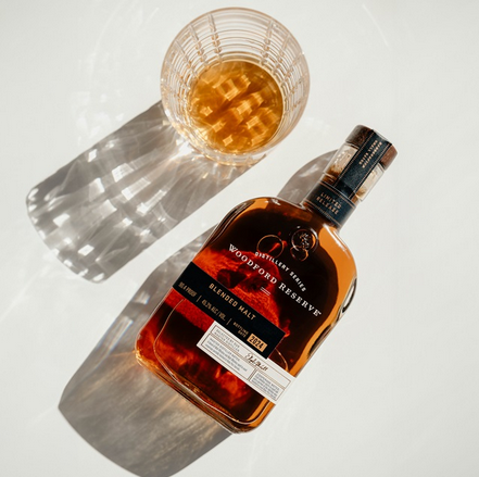 Woodford Reserve Distillery Series Blended Malt bottle and glass