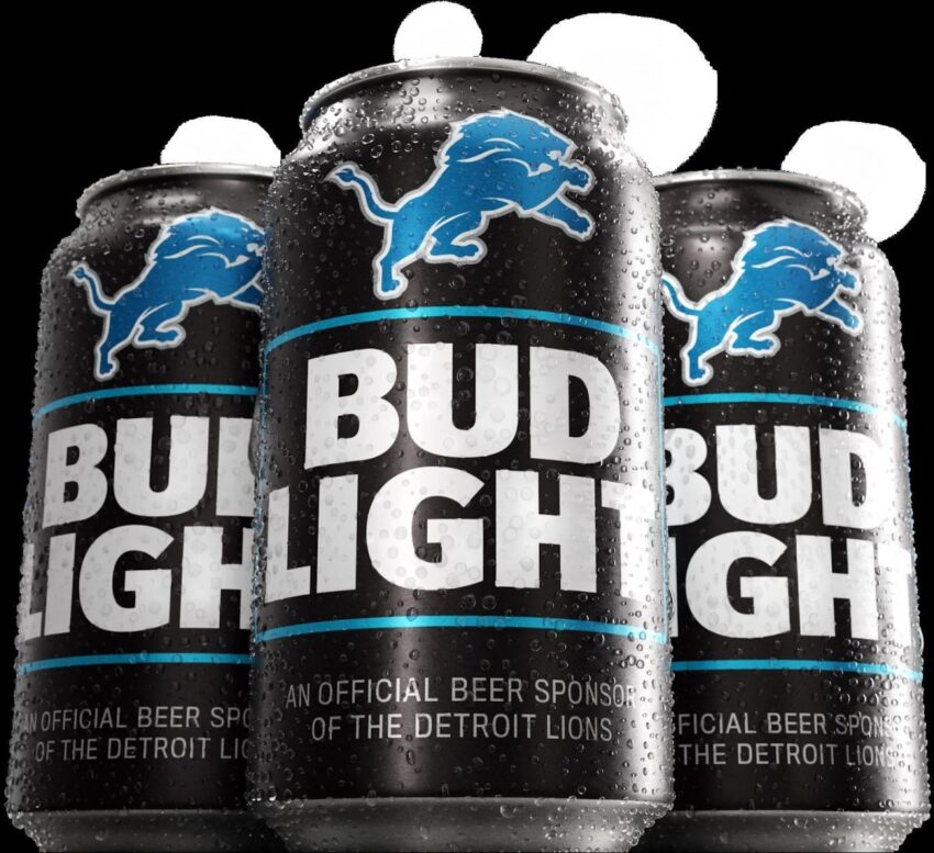 Detroit Lions memiliki kaleng bir tim Bud Light baru dan itu luar biasa