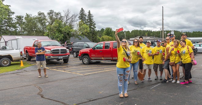 Kellner citizens celebrate another successful corn harvest at the annual Corn Fest in Wisconsin Rapids, Wis. on Saturday, August 17, 2024. For the 2024 celebration, a ‘Wild West’ themed parade dominated the main strip followed by bingo, cornhole, sweet corn and the first ever .5k Point Beer Run.