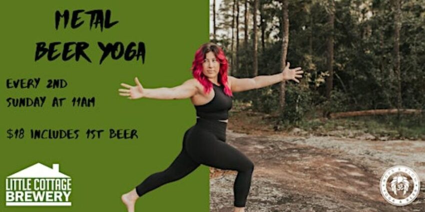 Yoga Bir Logam Hops & Flow di Pabrik Bir Little Cottage